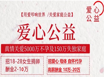 庄浪捐卵助孕生子 爱心志愿者招募